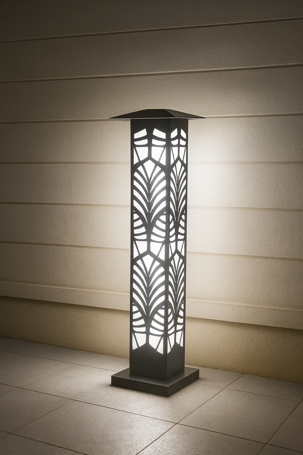 عمود أنارة - ديكور معدنى